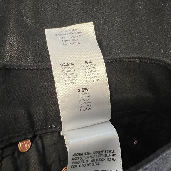 NEW Mother Sz 30 (Fits like a sz 27/28) The Swooner Ankle Wet Paint Coated Denim - Picture 12 of 13